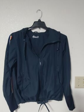 ZYIA Active Navy Windbreaker Jacket